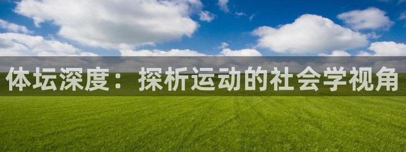 体坛深度：探析运动的社会学视角